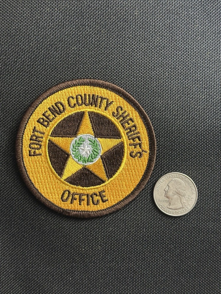 Fort Bend County Texas Sheriff Round Patch - New Condition