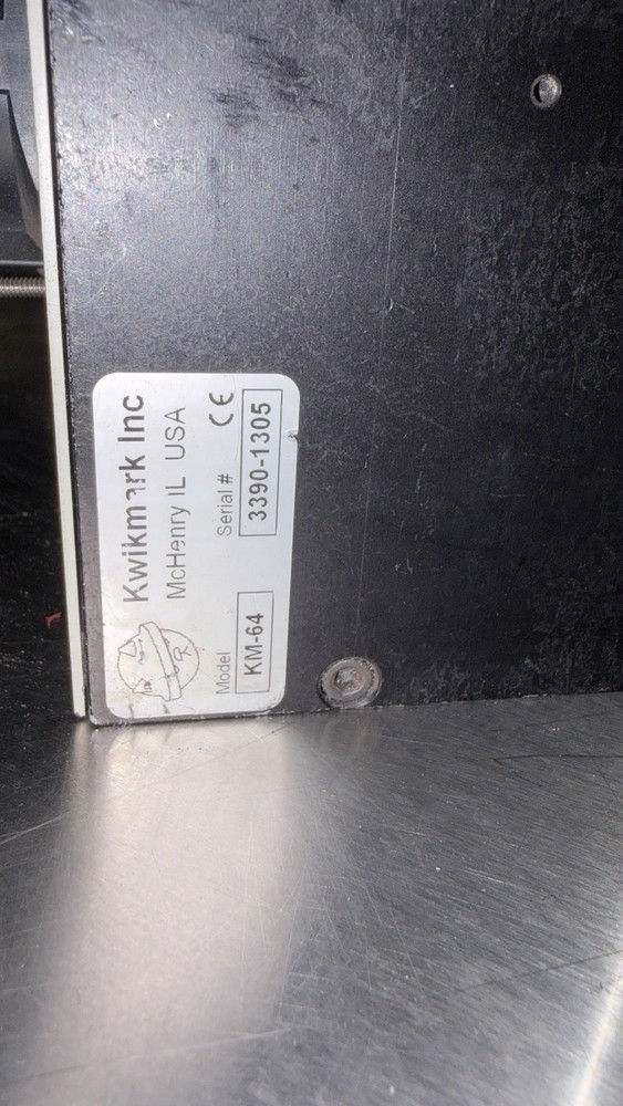 KWIKMARK KM-64 DOT PEEN MARKING MACHINE