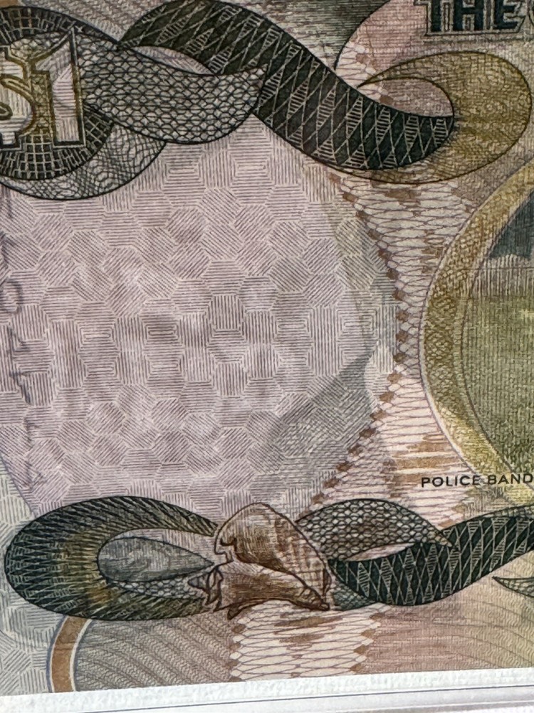 2001 Bahamas 1 Dollar Banknote P# 69a