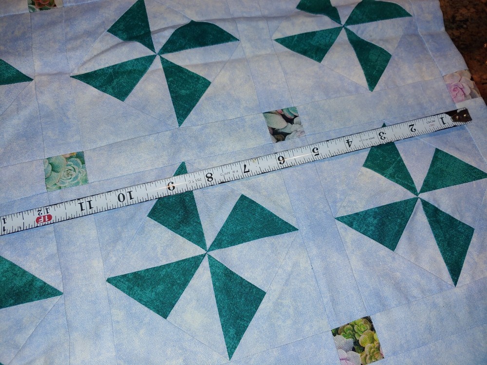 2 Machine Stitched STD Windmill Handmade Pillowcases Zip 25x18