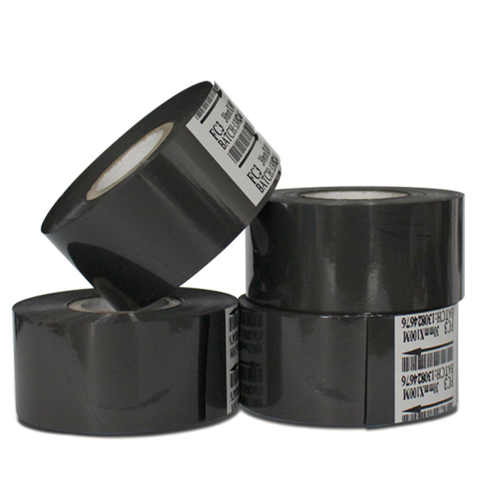 US Stock 5 Rolls Replacement Black Color Ribbon for Coding Machine