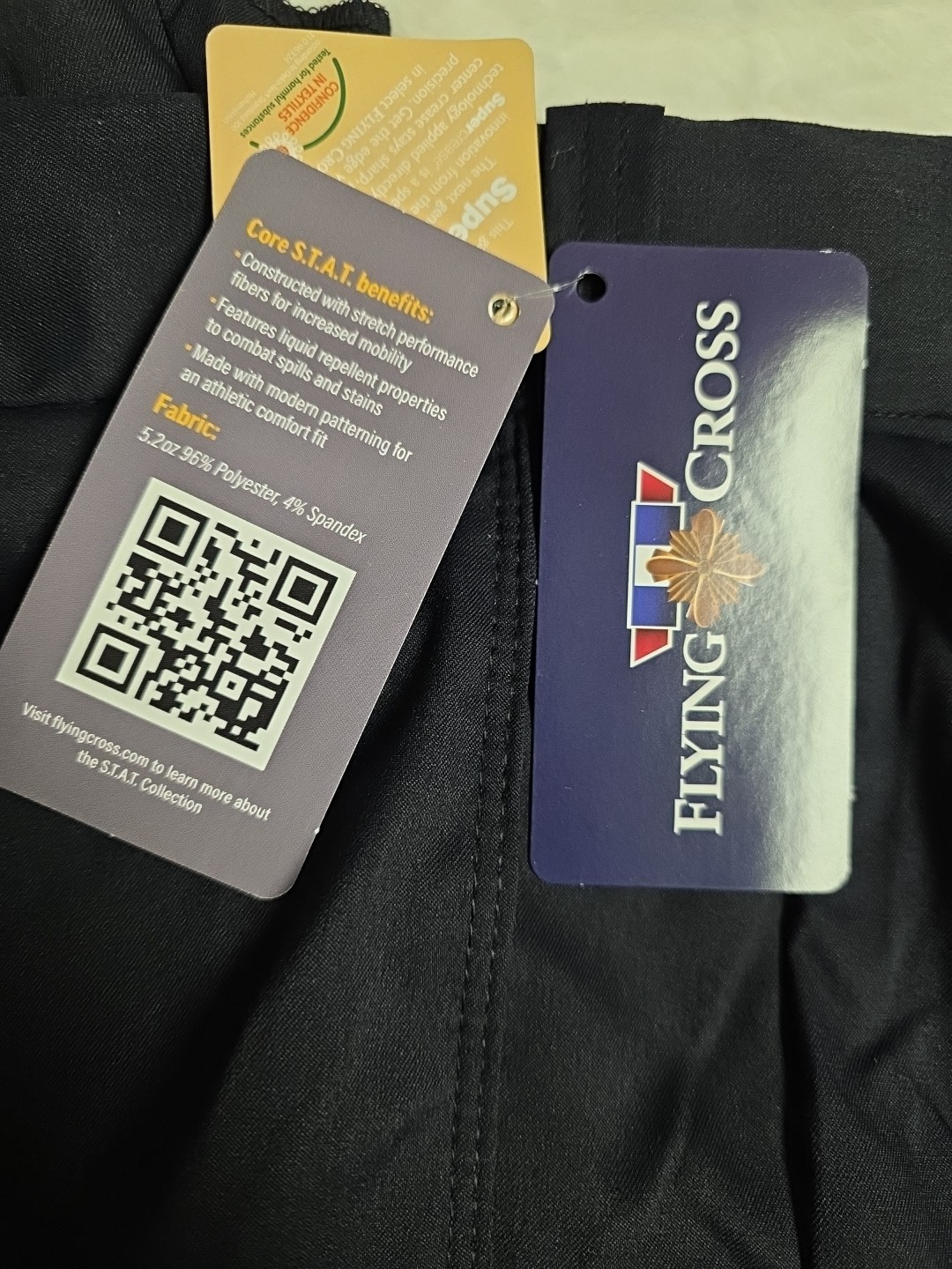 Mens 44 Reg, Dark Navy, Unhemmed Flying Cross Class A 6 Pocket, Uniform Pants