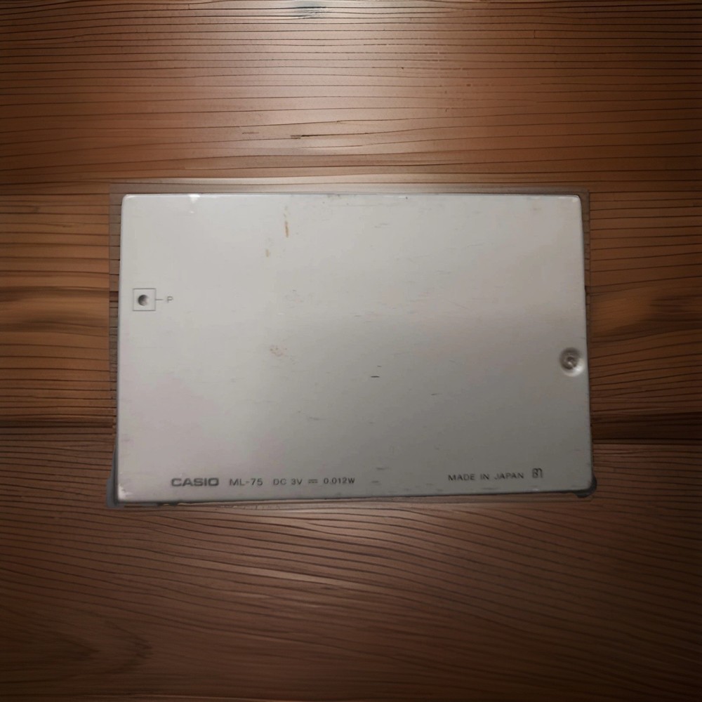 Rare Casio ML-75 calculator Working