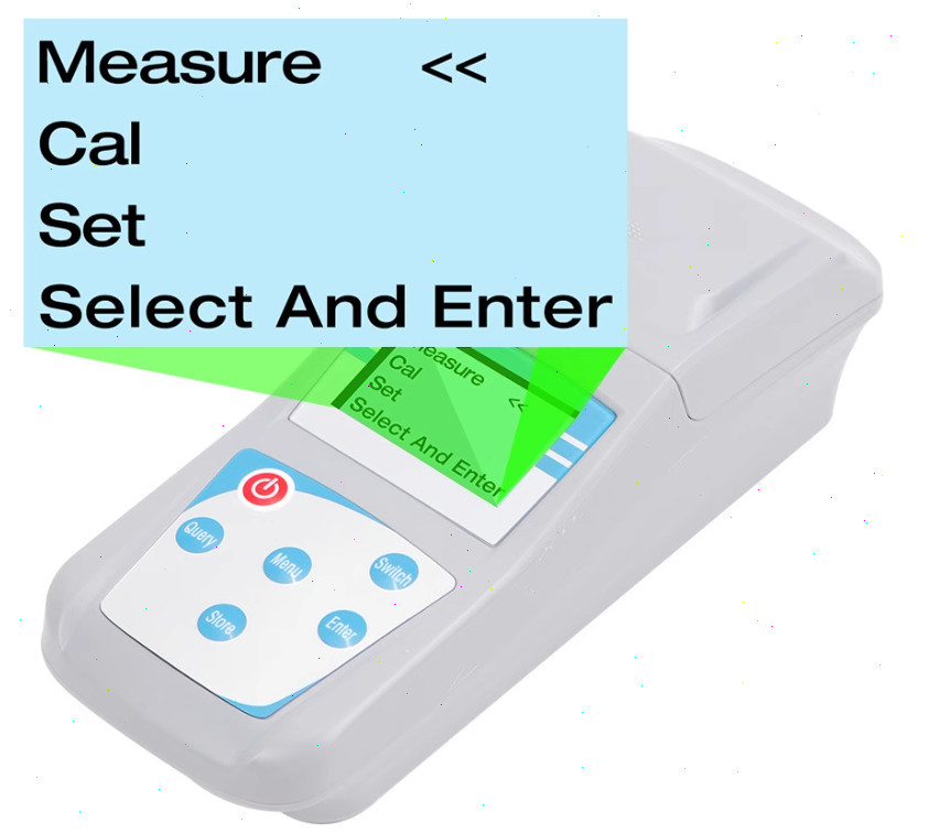 Digital Turbidity Meter with Turbidity Solution 7 Sample Vials 0-1000NTU