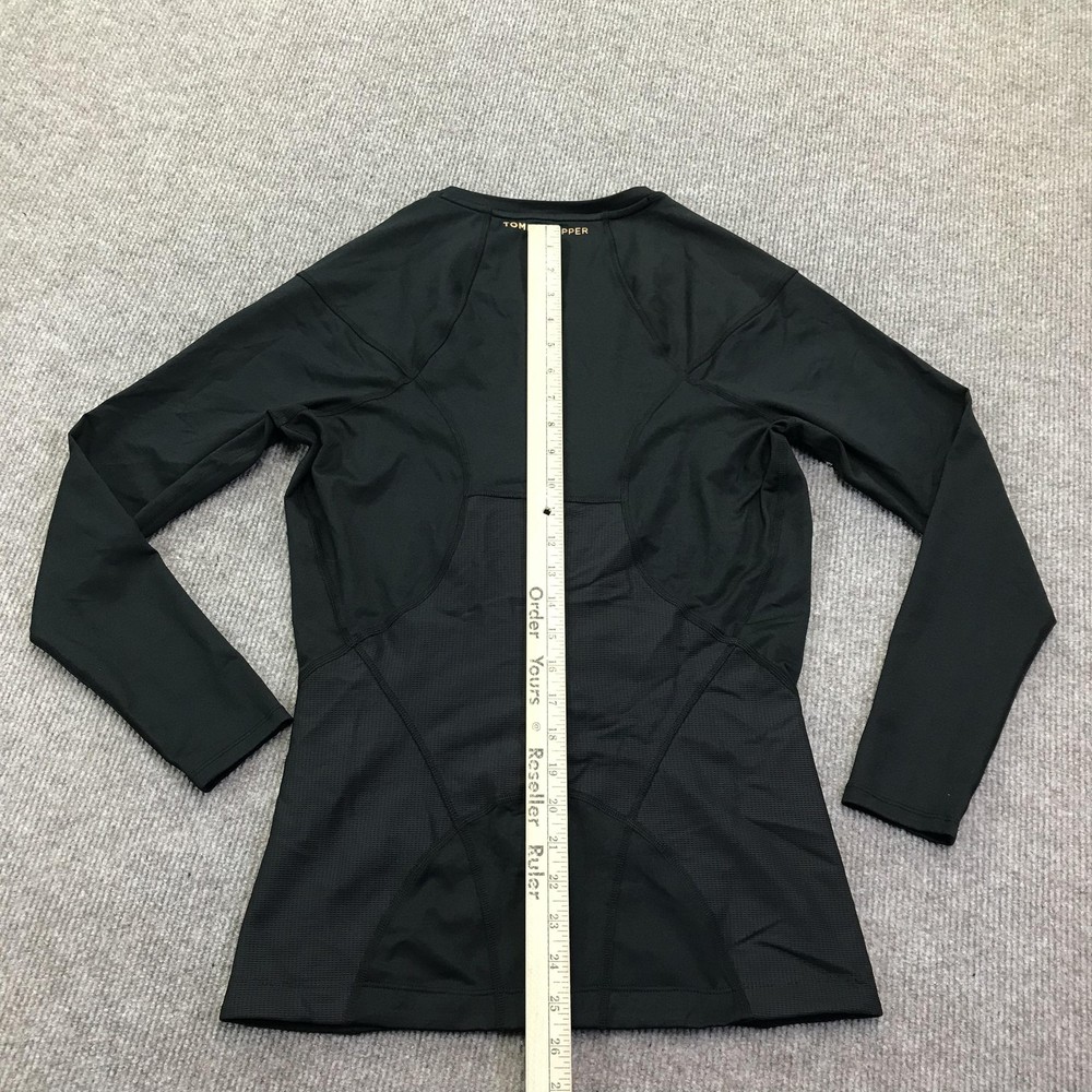 Tommie Copper Jacket Mens Medium Black Lower Back Support Compression Zip