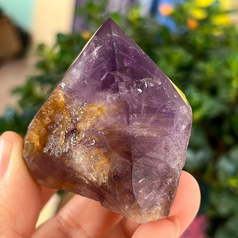 134g Natural Amethyst geode quartz clustercrystal specimen Healing