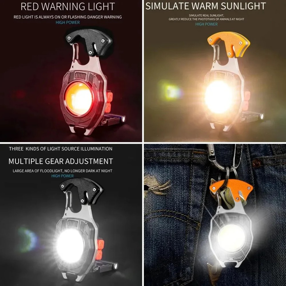 Multi-Function Survival Keychain Light