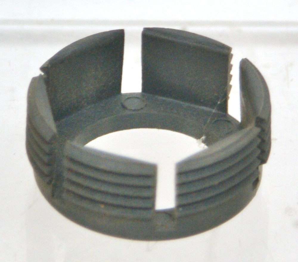 (10)  #01881 Alcoa 33 mm Lug Nut Cover Threaded Insert Black 9582