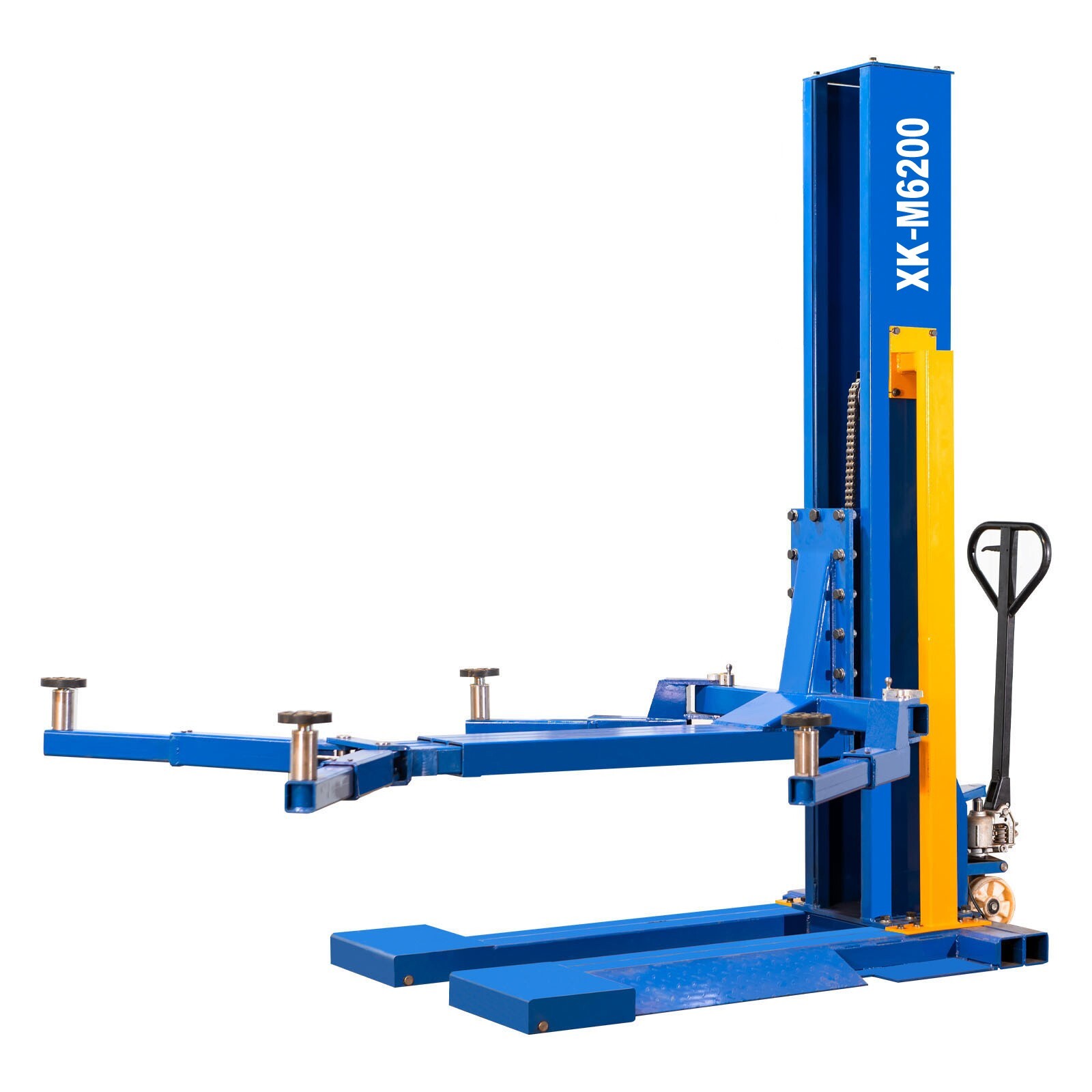 XK 6,200 lb Single Post Lift Portable 220 VOLT
