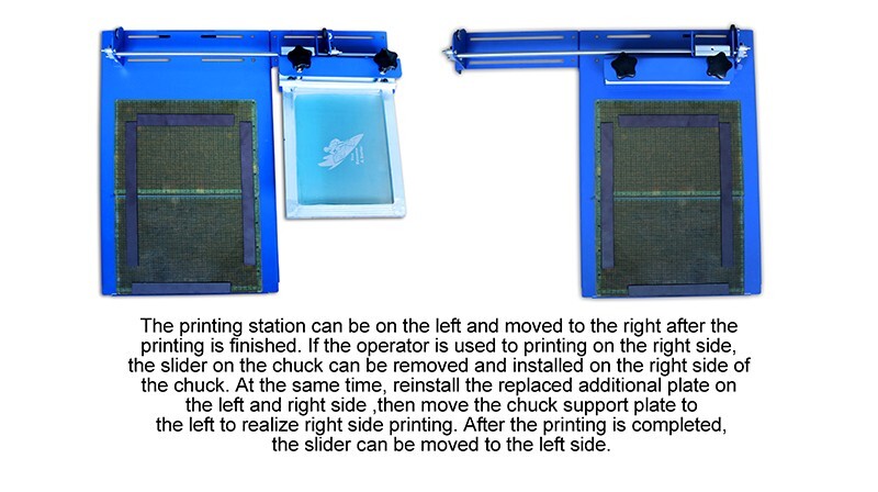 1 Color Sliding Screen Printer Machine Movement Sliding Screen Printer DIY Tool