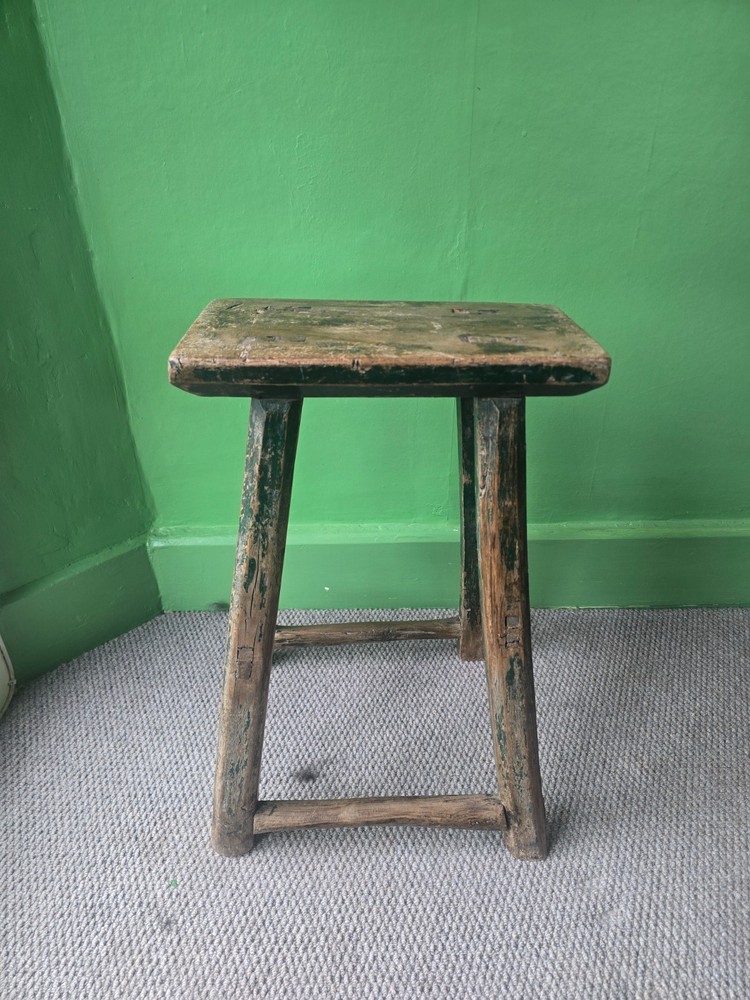 Stunning vintage workbench stool