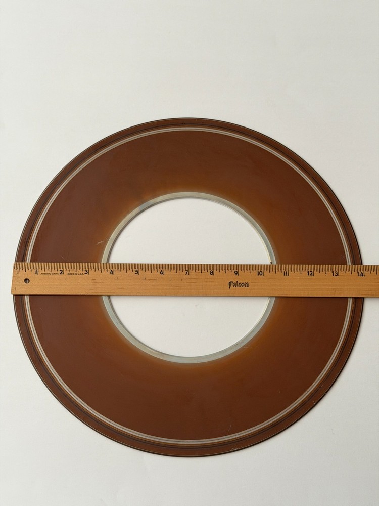 Vintage 14" hard disk platter - Unknown make- DEC/IBM/Control Data/etc -b