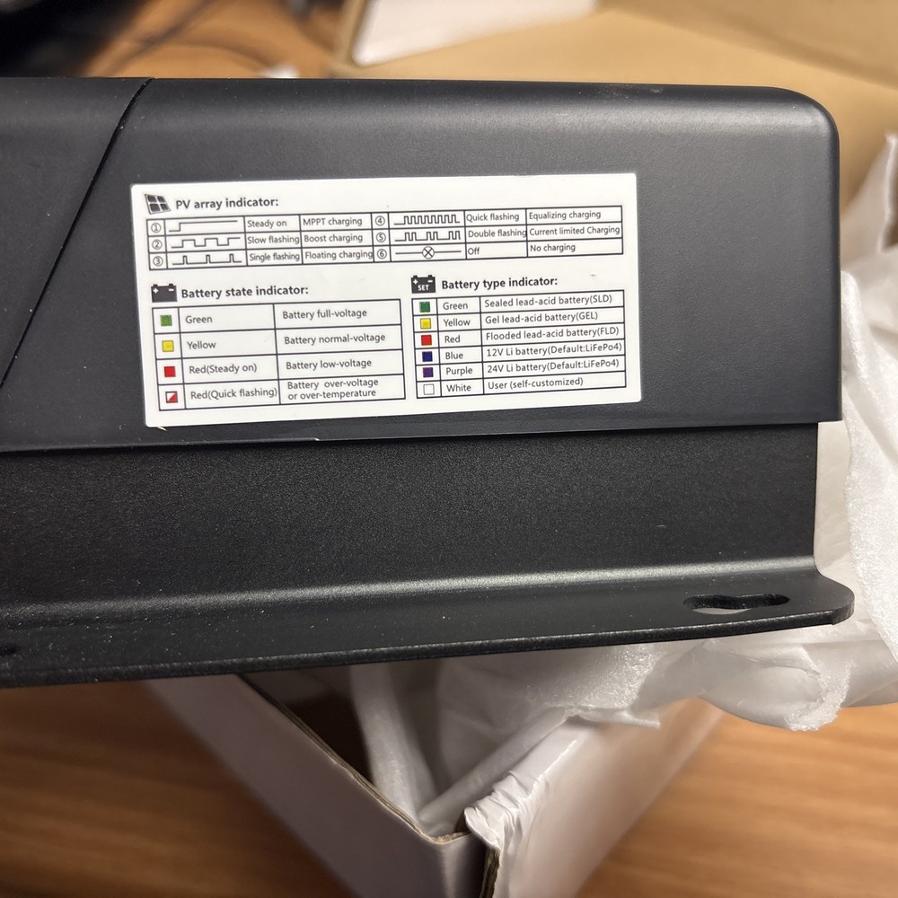 Jaboni 50 Amp MPPT Solar Charge Controller MC2450N10