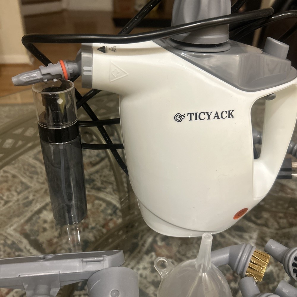 TICYACK Handheld Steam Cleaner, 16 PCS Accessory & Safety Lock *Open Box