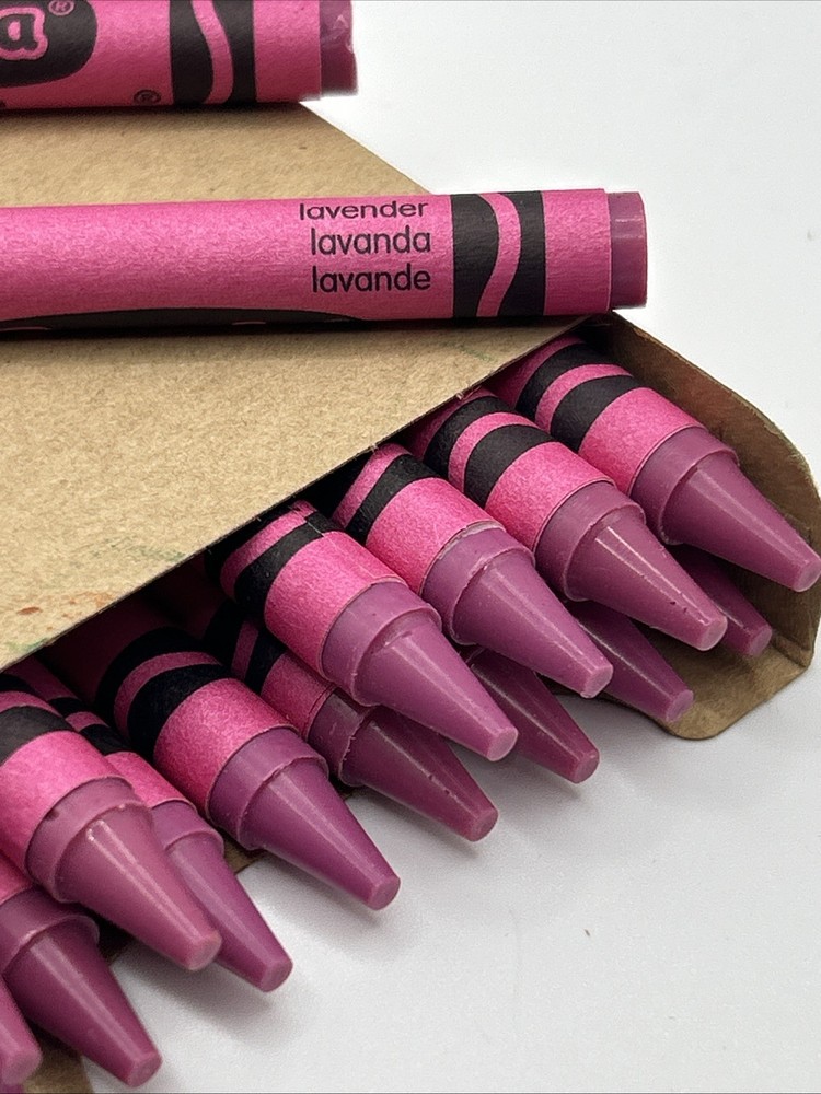(16) Crayola Crayons (lavender) BULK