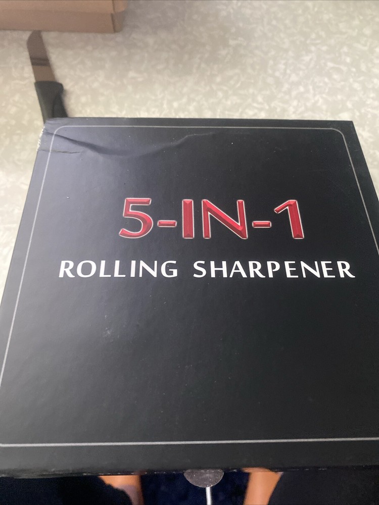 Rolling Knife Sharpener Magnetic Diamond 15 & 20 Degree Angle