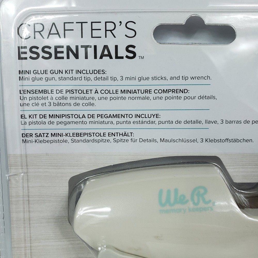 We R Memory Keepers Essentials Crafters, Mini Glue Gun Kit 662067 USB Powered