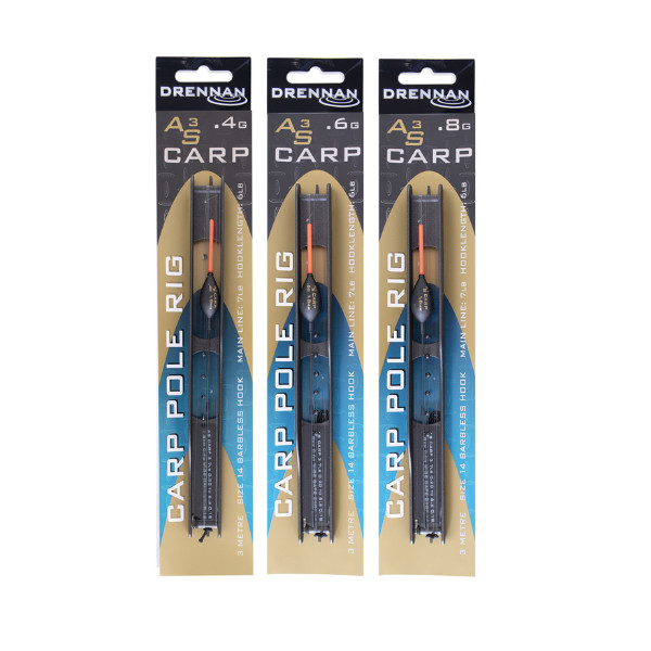 Drennan AS Carp 3 Pole Rig Barbless