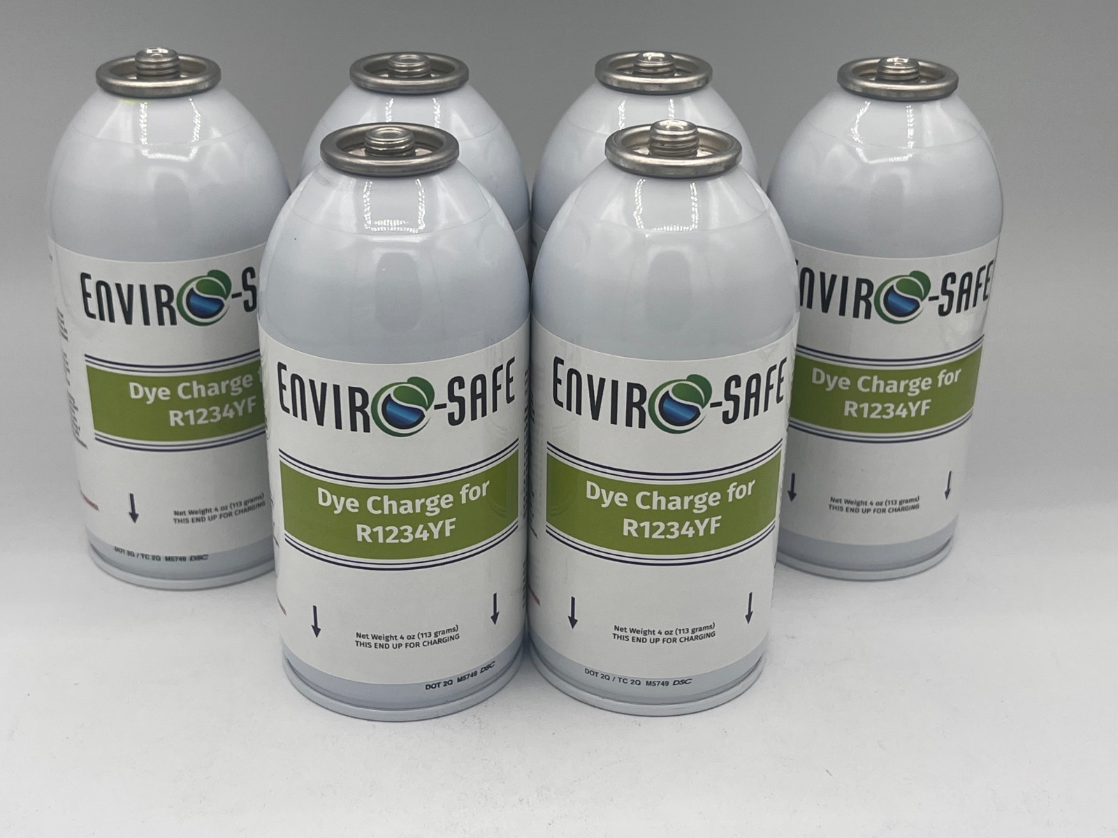 Envirosafe Dye Charge for R1234yf, R-1234yf, 6 cans, UV Dye