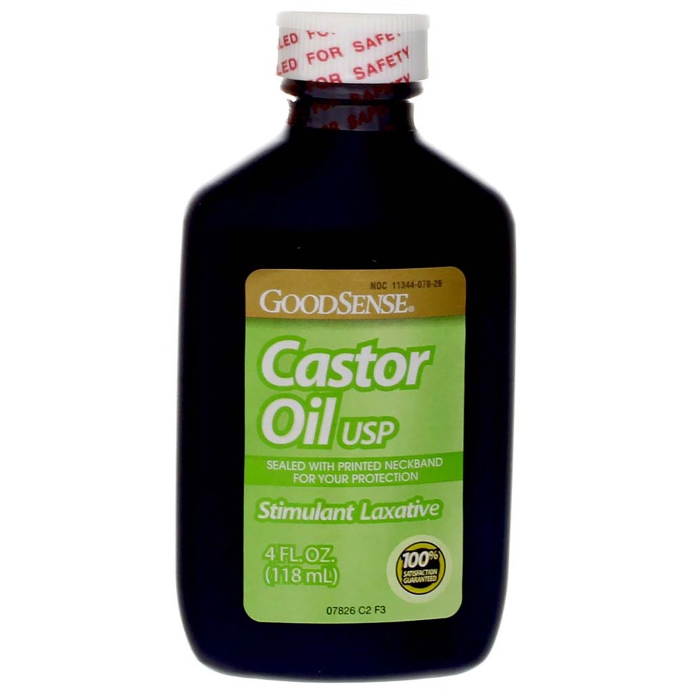 6 Pack GoodSense Castor Oil, 4 fl oz