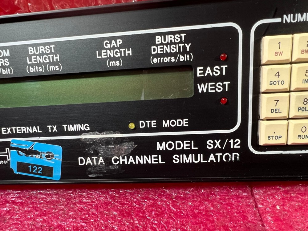 ADTECH SX/12 DATA LINK SIMULATOR AS-IS