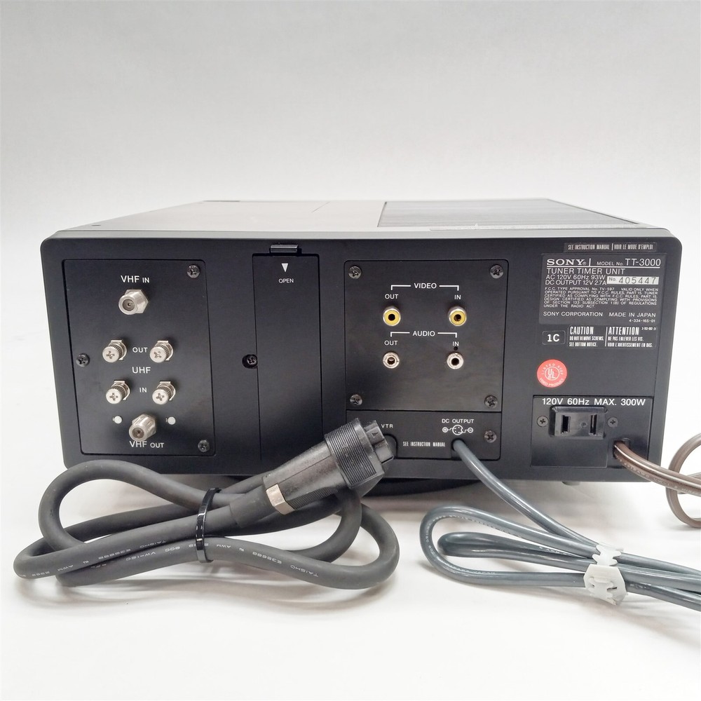 Sony TT-3000 Portable Programmable Digital Cassette Tuner Timer Unit Clock