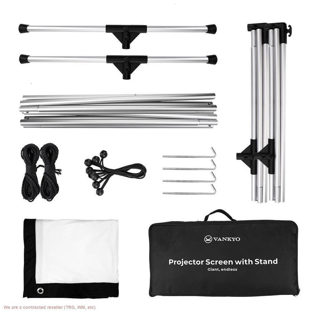 Vankyo 100" Projector Screen with Stand SEE DETAILS