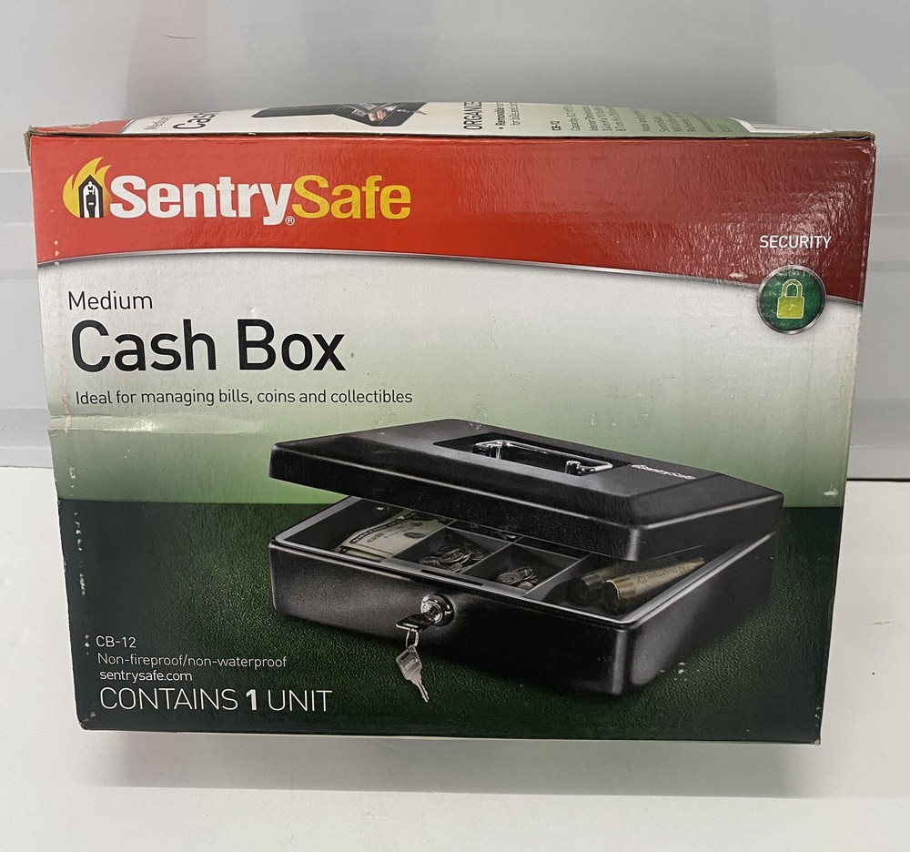 Sentry Safe Medium Cash Box CB-12