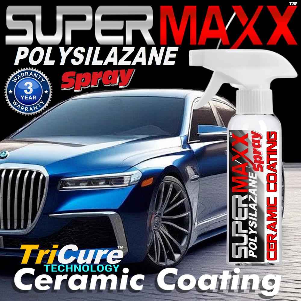 CERAMIC CAR COATING POLYSILAZANE "CERAMIC SPRAY" HIGH GLOSS 8oz/ 237ml - KIT