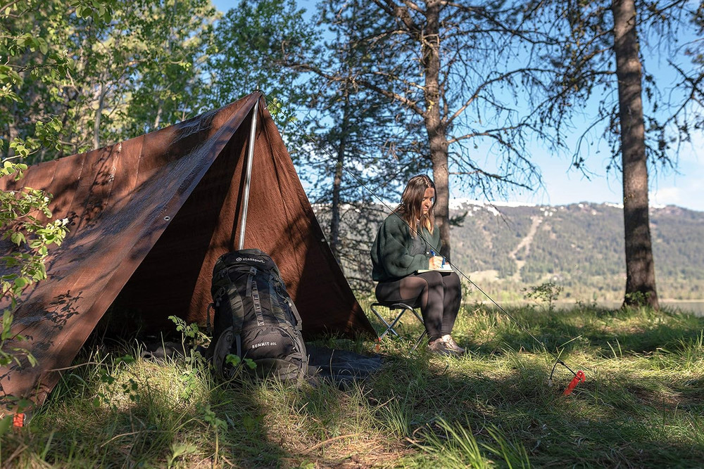 Light-Duty Rip-Stop Tarp 8' X 10' - Brown (U-810)