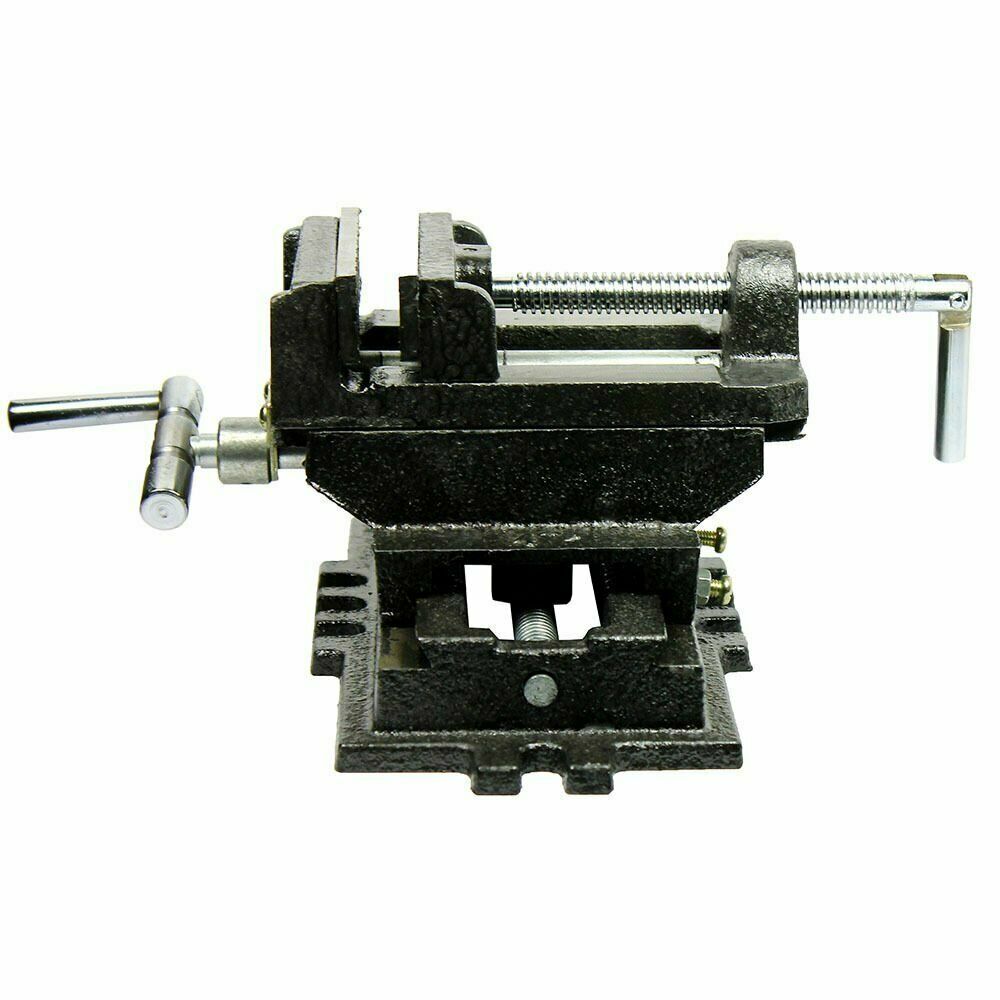 Cross Slide Vise 4" inch Wide Drill Press X - Y Clamp Milling Heavy Duty 2 Way