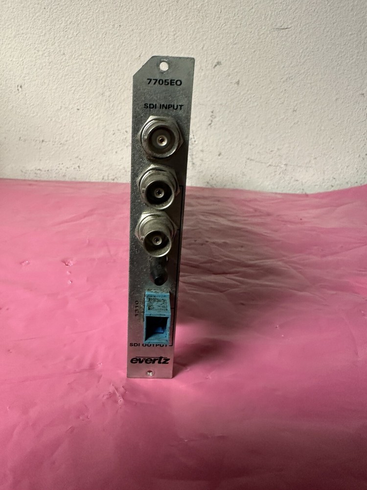 Evertz 7705EO13 SDI electrical converter to Optical +3RU