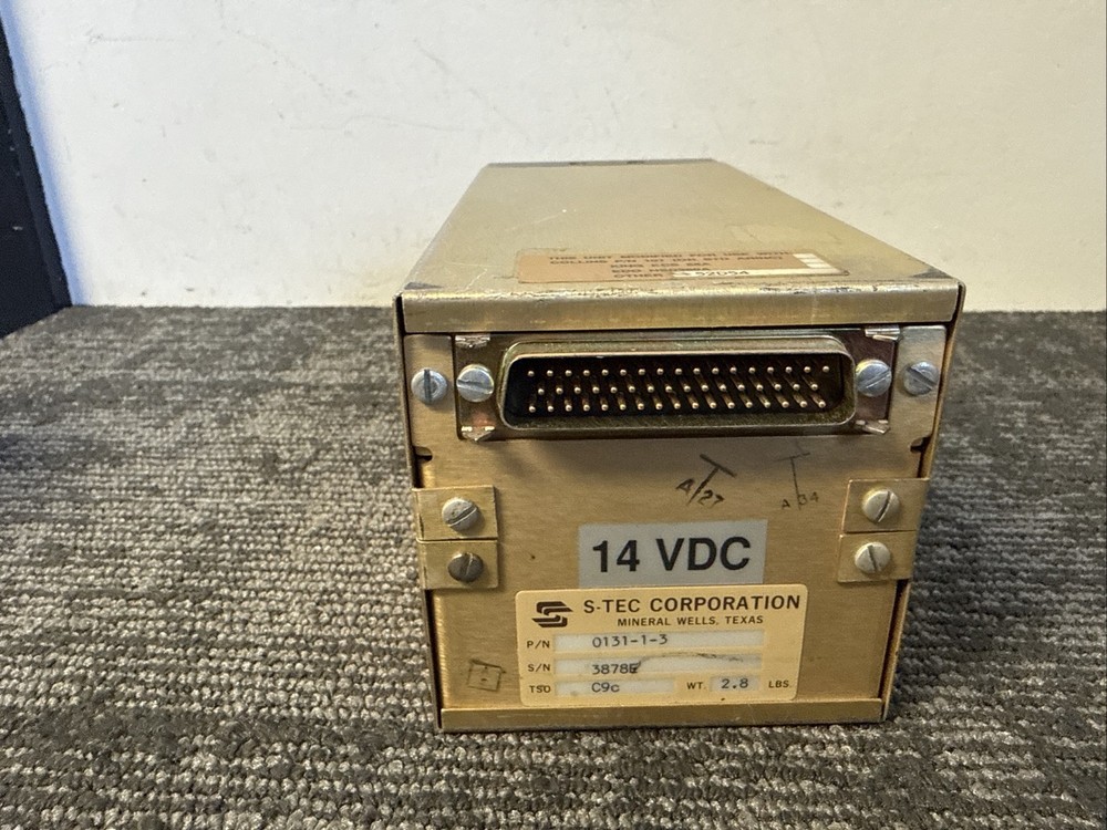 S-Tec Corp. Autopilot Controller Head Unit P/N: 0131-1-3 (14V)