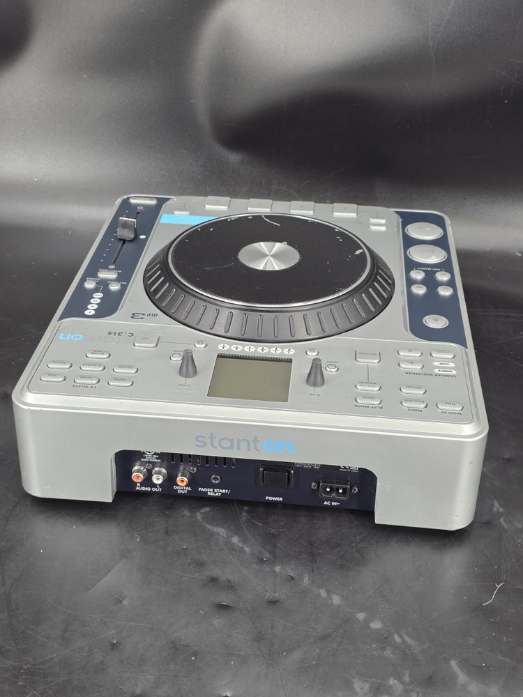 Stanton C314 CD Player DJ Turntable ( FOR PARTS ) Silver