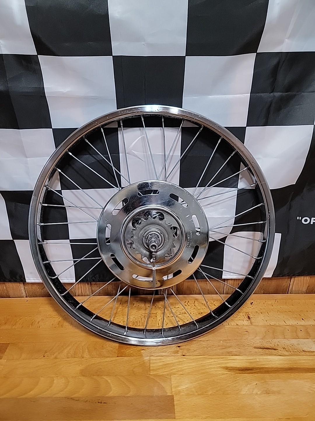 Vintage Original Raleigh Chopper Mk1 Rear 3 Speed Wheel