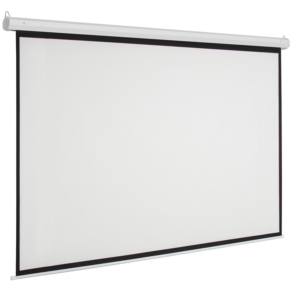 HD 92" 16:9 Home Office Foldable Electric Motorized Projector Screen Remote
