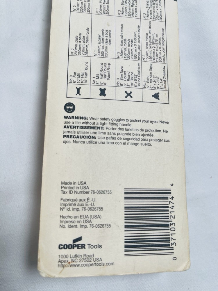 Nicholson File Handle Grip Attachment w/ Inserts NOS 21474