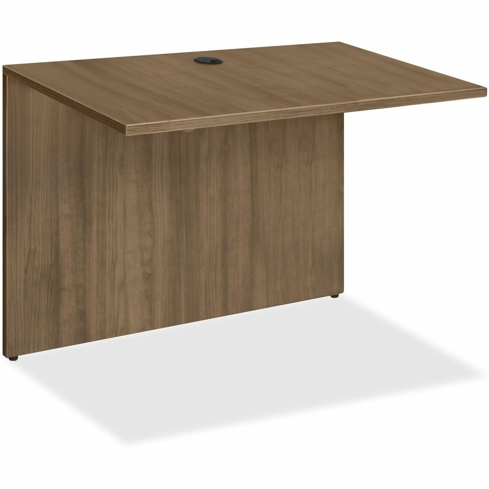 Lorell LLR69981 Walnut Laminate Office Bridge 48"x24"