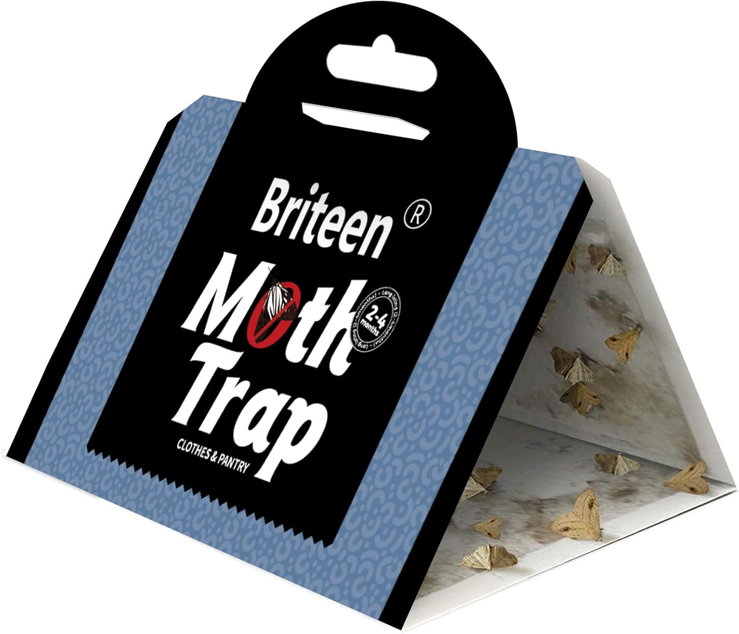 10 Pack Pantry Moth Traps Safe and Effective for Food and Clothing- Glue Traps w