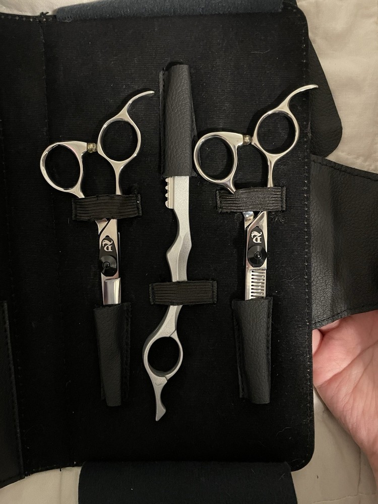 Brand d2, Professional, Left handed, Shear Set, Silver