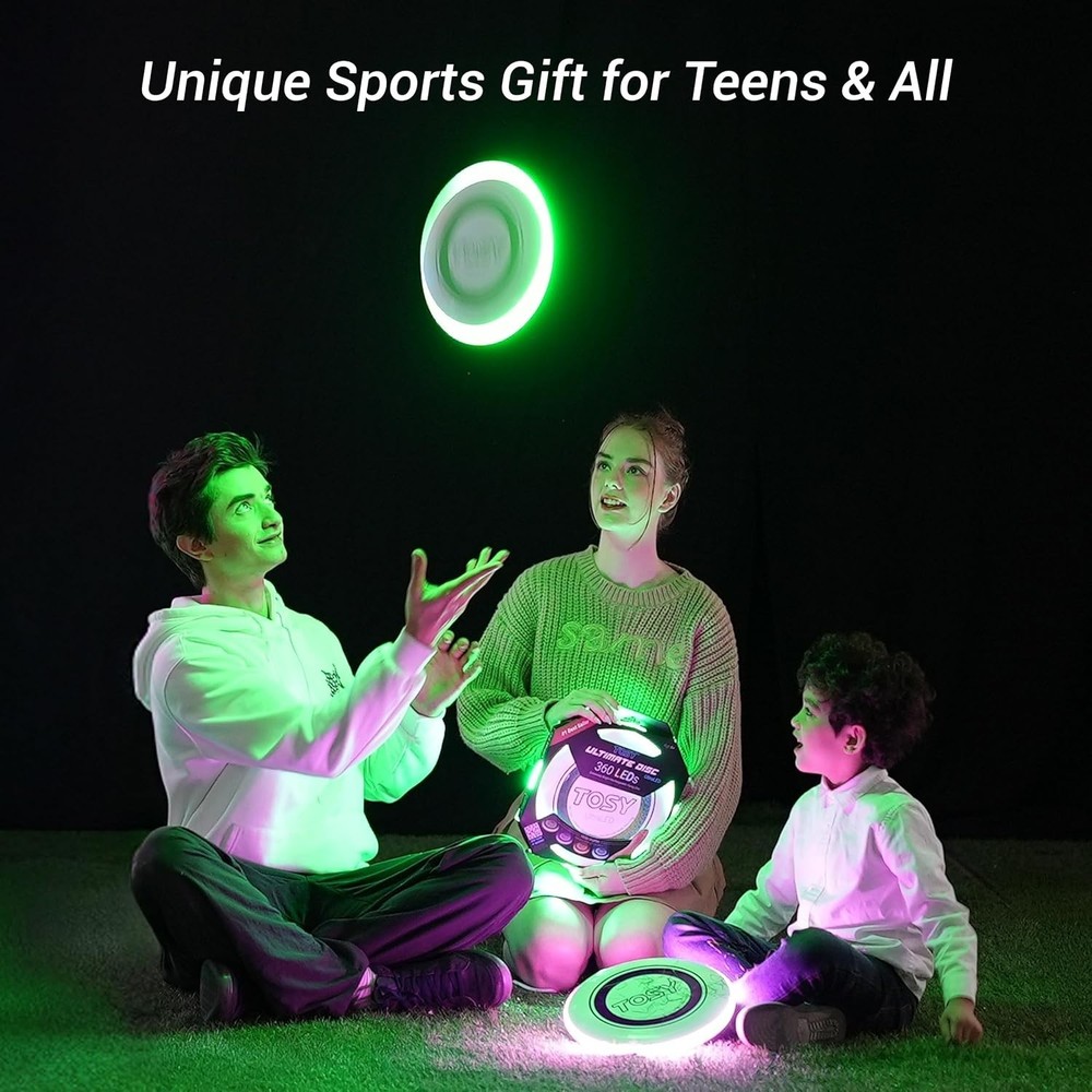 108 RGB LED Flying Disc - Rechargeable