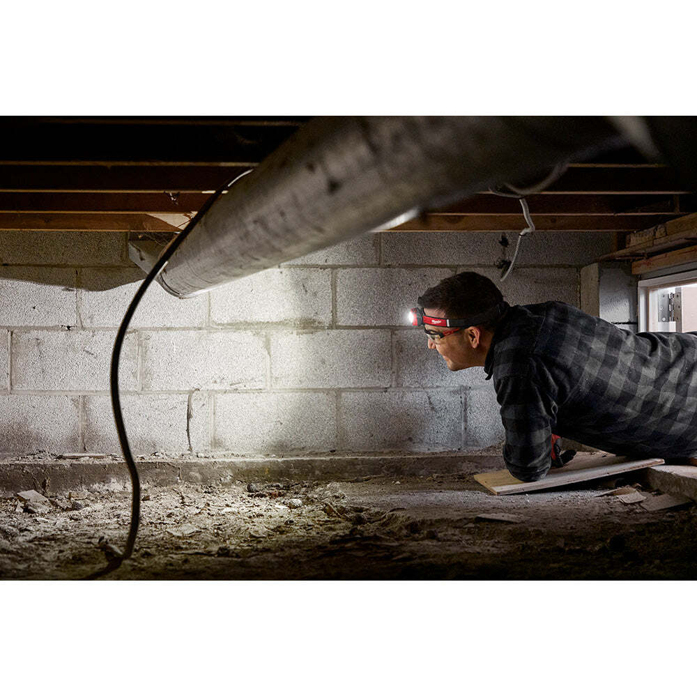 Milwaukee 2012R Rechargeable Magnetic Headlamp and Task Light w/ 450 Lumens