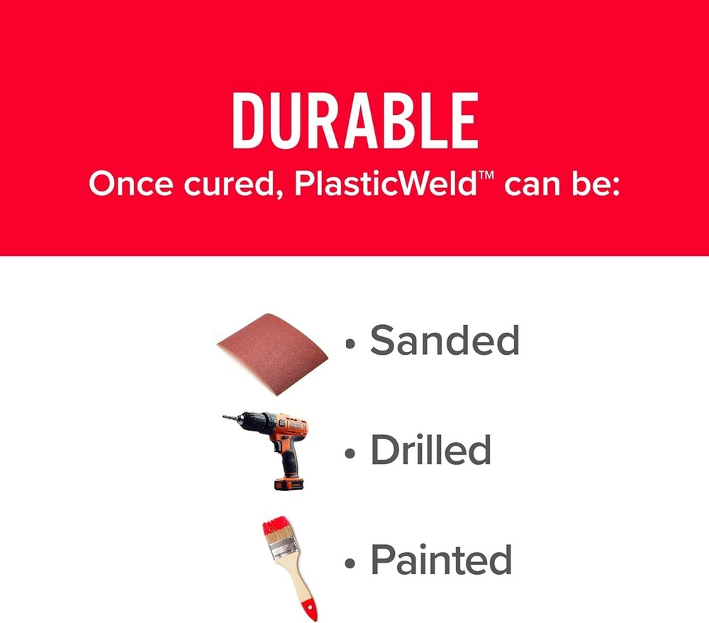 PlasticWeld Plastic Repair Epoxy Putty - 2 oz.