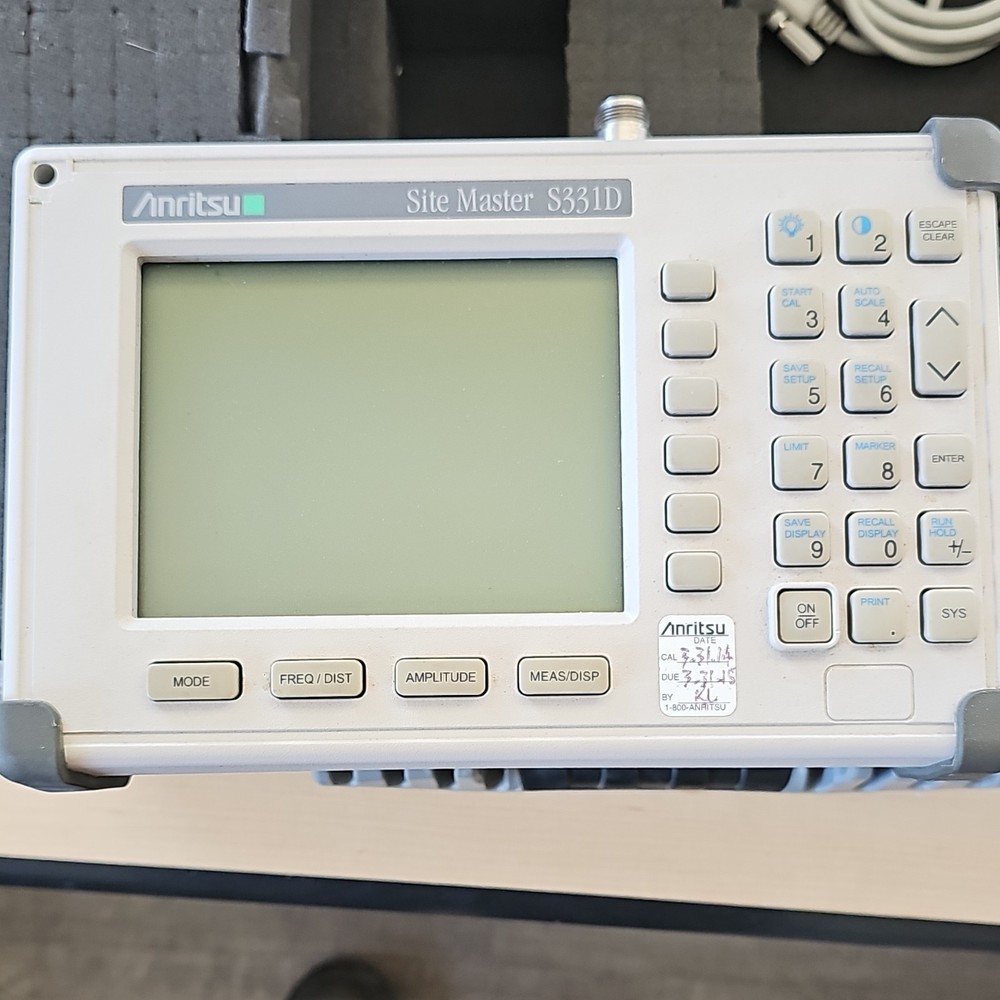 Anritsu S331D Site Master Cable and Antenna Analyzer with Pelican Case