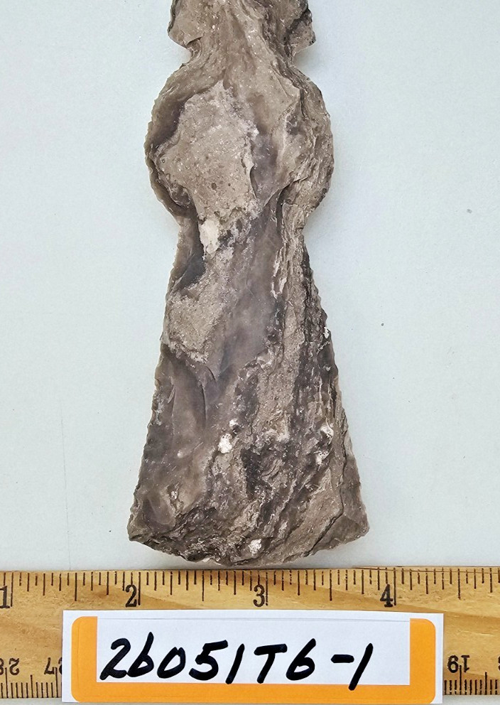 6" Stone Tomahawk Head - AX - Pow-Wow - Hand Knapped Agate