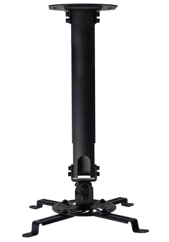 VIVO Universal Extended Ceiling Projector Mount | Height Adjustable (Black)