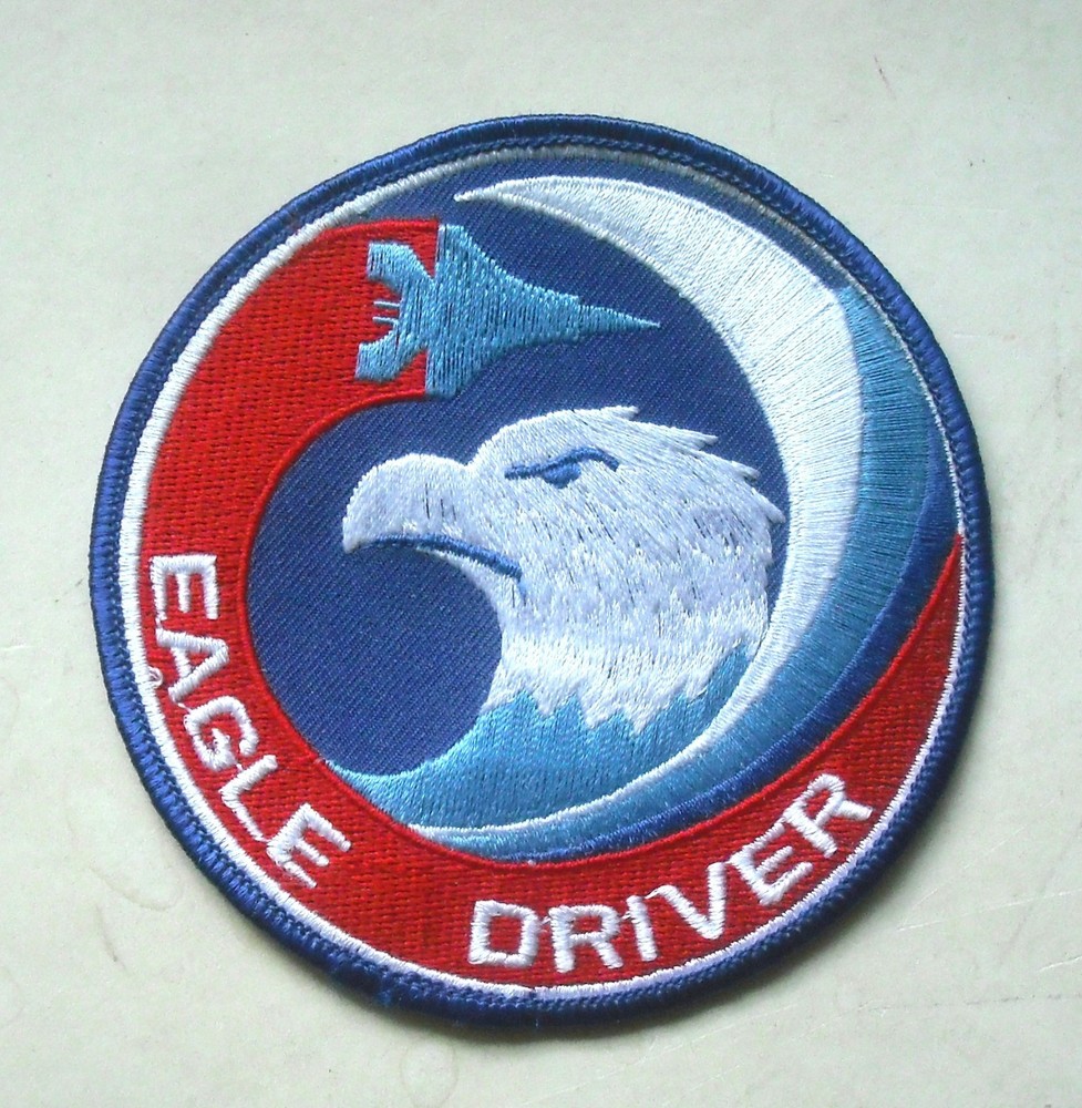 USAF F-15 EAGLE DRIVER PATCH  4" NEW  AIR FORCE