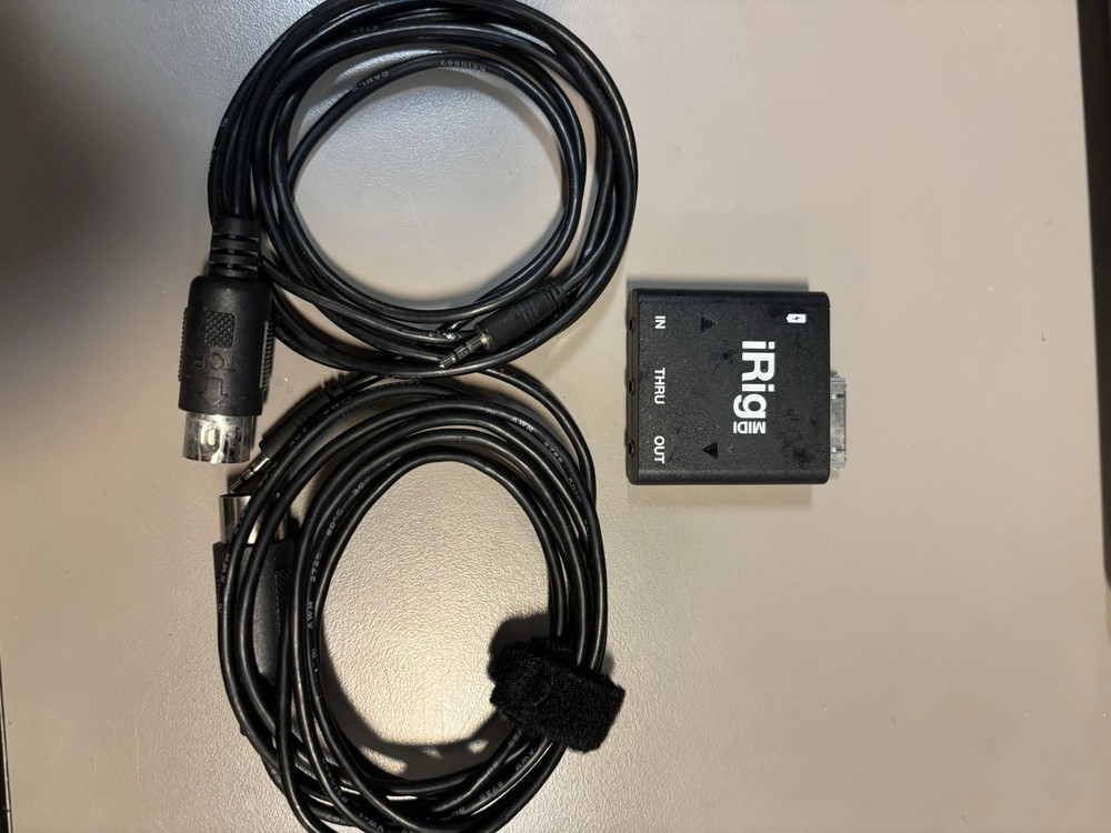 IK multimedia iRig MIDI Interface works With Lightning Adapter (not Included)