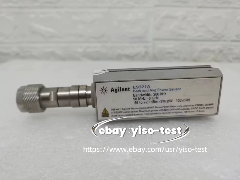 1PC HP Keysight Agilent E9321A Peak and Average Power Sensor /Good function /#$
