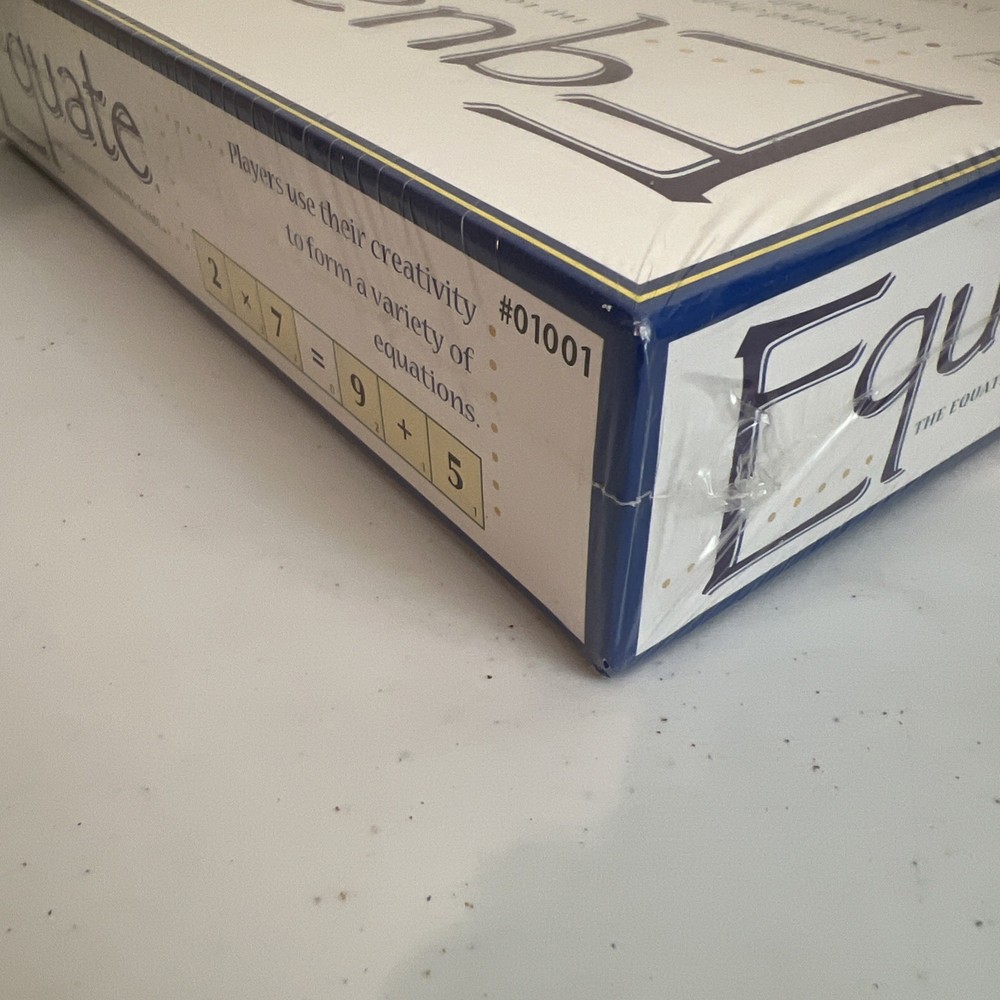 EQUATE The Equation Thinking Math Board Game Educational Fun New Sealed